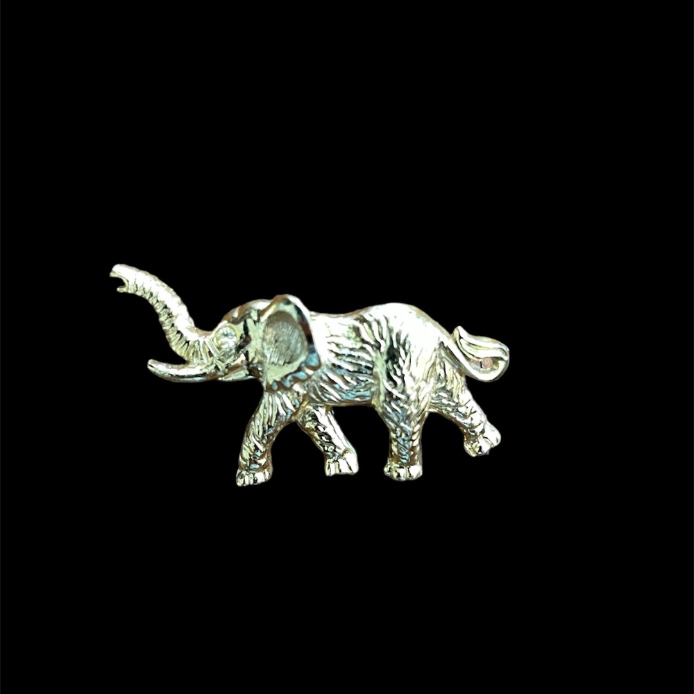 Vintage Gold-tone Elephant Pin